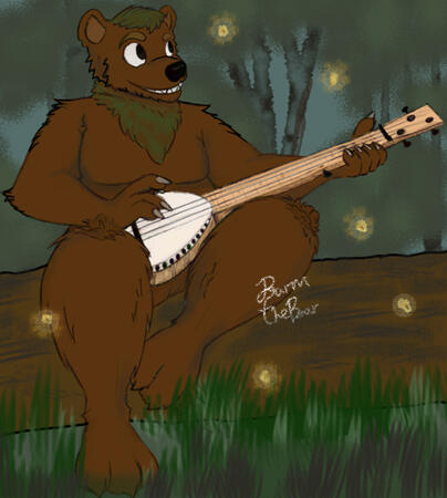 Full Body flat color (+background &amp; foreground)